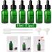 12 Pack 10ml Green Dropper Bottle Essential Oil Glass Bottles with Glass Pipette small Sample Glass Bottles Refillable Cosmetics Container Vials for Aromatherapy Blends Massage Beauty Oil - Buy Online on GoSupps.com