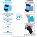 RelaxCoo XXL Knee Ice Pack - Reusable Gel Wrap for Knee Pain Relief & Swelling - Ideal for Knee Surgery & Sports Injuries - Blue - Buy Online on GoSupps.com