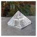 Natural Crystal Rough 40mm Natural Clear Quartz Crystal Stone Transparent Crystal Pyramid dingchi