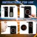 Bzwyonst 2X Alcohol Breathalyzer Digital Display Grade Accuracy Alcohol Breath Tester Alcohol Tester with 20 Mouthpieces - Buy Online on GoSupps.com