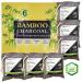 6-Pack Nature Fresh Air Cleaner Bags Breathe Green Bamboo Charcoal Smell Eliminator Bag, Absorbent for Home, Pets, Vehicle, Wardrobe, Bathroom.