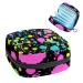 Anna Cowper Splatter Colorful Sanitary Napkin Storage Bag Feminine Menstrual Cup Pouches Nursing Pad Holder Tampon Bags Portable Period Bag for Women Teen Girls 1Pcs Multi-colored 11