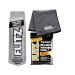 Flitz BU 03515 5.29 oz Blue Metal Plastic and Fiberglass Polish Paste with LARGE Microfiber Cleaning Cloth + (2 token pack) COMBO