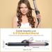 Professional 1 1/4 Inch Rotating Curling Iron - Automatic Wave Hair Wand 360 Rotation 5 Temps Dual Voltage Auto Off - Rose Gold - Buy Online on GoSupps.com