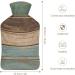 Buy Wood Texture Hot Water Bottle with Lid - Rubber Hot Water Bag for Pain Relief Cramps Foot Warmer & Therapy - Buy Online on GoSupps.com