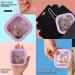 Hair Scrunchie Organiser Hair Scrunchie Storage Jewellery Organiser Storage Hair Bobbles Box for Hair Bobbles Storage Small Storage Box for Hair Ties Organiser purple - Buy Online on GoSupps.com