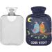 NAANLE Good Night Sleeping Birds Heat Bottle | 1L Transparent Hot Water Bottle for Bed | Hand & Foot Warmer | Pain Relief & Cold Therapy - Buy Online on GoSupps.com