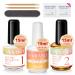 Saviland Nail Dehydrator and Primer PH Bond Set with Gel x Nail Glue - 3+13PCS Nail Dehydrator and Primer for Gel Nails Full Nail Prep Kit Acid-free Primer for Acrylics No-Lifting A - Nail Dehydrator and Primer & Glue Ge...