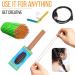 TYGA Store Pack of 1000 Mini Rubber Bands Soft Elastic Bands for Kids Hair Braids Ponytail Hair Pet Hairband Wedding Hairstyle and More (Black (Extra Thick)) - Buy Online on GoSupps.com
