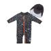 BONVERANO Baby Boys Swimsuit Toddler Bathing Suit Full-Length Zipper One Piece Swimwear with UPF 50+ Sun Protection 18 Months Plant.