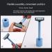 Epodmalx Classic Manual Razor - 3D Rotating 6-Blade Shaving Razor for Men | Premium Black Barber Razor - International Shipping Available - Buy Online on GoSupps.com