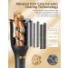 GHKJOK Automatic Curling Iron for Long Hair - 1 Ceramic Barrel 4 Heat Settings & 3 Timers Fast Heating Hair Curler - Ideal for Women - Shop Internationally - Buy Online on GoSupps.com