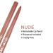 W7 Lip Twister Lip Liner - Pigmented Duo-Ended Nude Lip Makeup with Sharpener | Professional Shaping & Defining | Cruelty-Free for Women - Buy Online on GoSupps.com