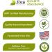 Jiva Botanicals Cissus Quadrangularis Capsules 1100mg - High Potency Bone Health Support - 120 Capsules - Buy Online on GoSupps.com
