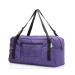 HOLYLUCK Foldable Travel Duffel Bag For Women & Men Luggage Great for Gym (Purple)