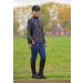 Kerrits Kids Up Tempo Fleece Tech Top Print Black Winter Bloom X-Large - Buy Online on GoSupps.com