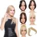 Bangs Hair Bangs Clip In Middle Part Bangs Hairpieces Synthetic Clip In Hair Extension Top Hair Piece For Women Fake Hair Hair Extensions(Bleach blonde) 9inch Bleach blonde - Buy Online on GoSupps.com