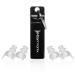 Music Plus High Fidelity Ear Plugs - Noise Reduction for Concerts Musicians Sports Events and More - Reusable Earplugs - Transparent Soft Medical Grade TPE