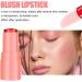 Yinhing 2Pcs 5g Blush Stick Creamy Texture Multifunctional Makeup Stick for Cheeks Lips Eyes with Long Lasting Moisturizing Effect Color - Buy Online on GoSupps.com
