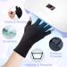 ANCIRS 2 Pairs Anti UV Gel Nail Lamp Gloves for Nail Art DIY - Black - Buy Online on GoSupps.com
