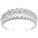 CROWN GUIDE Crystal Rhinestone Queen Bride Tiara Crown - Vintage Bridal Hair Accessories - Buy Online on GoSupps.com