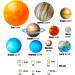 Glow in The Dark Stars Wall Stickers - 445 PCS Ceiling Stars Planets Kids Wall Decors in Green Light - Perfect for DIY Bedroom and Nursery Decor - Buy Online on GoSupps.com