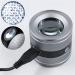 Lightweight Magnifying Glass Hand-Held Portable 10X High-Definition Magnifying Glass with Led Light for The Identification of Ziguang Currency Counterfeit Lofty Ambition - Buy Online on GoSupps.com