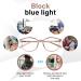 Yukang Women's Blue Light Filter Glasses - Super Light TR90 Gaming Goggles with Crystal Brown Color Loyalty - Buy Online on GoSupps.com