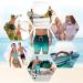 Decorie Men's Quick-Drying Swim Shorts - L Green Boardshorts with Mesh Lining for Ultimate Comfort - Buy Online on GoSupps.com