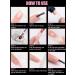 Kalolary 120pcs Dual Nail System Forms - Full Cover Gel Nail Tips for Acrylic Nail Art Extension 12 Sizes with Scale - Buy Online on GoSupps.com