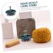Tovinanna 3-in-1 Shampoo Comb & Scalp Massager Brush - Hair Wash Brush for Men & Women - Cleaning Tool for Healthy Scalp & Shower Bathing - Buy Online on GoSupps.com