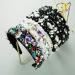 amangul Retro Luxurious Headband Colored Crystal Pearl Jewelry Hair Hoop Bandana(Ab) - Buy Online on GoSupps.com