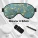 BREAUX Almond Blossom Print Sleeping Eye Mask | Double-Sided Blackout Travel Mask for Ultimate Comfort - Buy Online on GoSupps.com