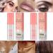 2Pcs High Gloss Highlighter Stick Set - White Pink Shimmer Makeup for Face Eyes Lips Body - Buy Online on GoSupps.com