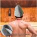 Buy Hjydgj Felt Sauna Hat | Premium Sauna Cap for Men & Women | Gray Sauna Accessories - Buy Online on GoSupps.com