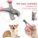 2 Piece Set Cat Bath Bag and Pet Nail Scissors Cat Grooming Bag Anti Bite Anti Scratch Pet Mesh Bag for Pet Bathroom Nail Cutting - Buy Online on GoSupps.com