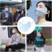 Aizuoni UV Protection Masque | Breathable Ice Silk Face Shield | Reusable Sun Shield Face for Women Sunscreen Masque for Fishing Hiking Cycling blue - Buy Online on GoSupps.com