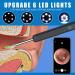 Buy Ear Wax Removal Tool with 1296P HD Camera & LED Lights | Waterproof Ear Cleaner Kit | 6 Silicone Ear Spoons - International Shipping Available - Buy Online on GoSupps.com