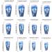 False nails wear-on nails medium-sized nail art pieces blue jellyfish nail art patches ins style wear-on nails 1 count (Pack of 1) - Buy Online on GoSupps.com