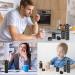 Portable Stacking Keychain Pill Box Waterproof Medicine Organizer for Travel Vitamins & More - Buy Online on GoSupps.com