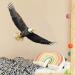 Ambitious Bald Eagle Wall Stickers - Stunning Flying Decals for Bedroom & Office Decor - Buy Online on GoSupps.com
