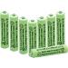 AAA Rechargeable Solar Light Batteries 600mAh 1.2V - 8Pcs NIMH for Garden Lights & Remotes - Buy Online on GoSupps.com
