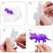 18pcs Glitter Brightly Colored Dinosaur Dessert Cupcake Topper Ancient Animal Theme Baby Shower Girls Boys Happy Birthday Party Decor Supplies Decorations - Buy Online on GoSupps.com