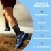 Med-Fit Stride-Flex Ankle Support | 3D Fabric Technology | 360 Compression | Ideal for Ligament Damage, Sprained Ankle, Plantar Fasciitis, Joint Pain, Tendonitis | Medium Size | Black - Buy Online on GoSupps.com