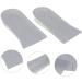 NOLITOY Height Increasing Insoles - 2 Pairs Silicone Inserts for Shock Absorption - Grey 12.5x6.8CM - Comfortable Shoe Pads for All-Day Lift - Buy Online on GoSupps.com