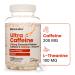 200mg Extended Release Caffeine + 100mg L-Theanine 100% Natural Caffeine Focus & Energy Supplement 120 Capsules Long-Lasting Non-Crash Sustained Alertness Ultra Caffeine