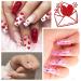 Kalolary 36 Boxes 3D Heart Nail Art Sequins Glitter - Colorful Holographic Sparkle for Valentine's Day Nail Art & Makeup - Buy Online on GoSupps.com