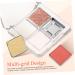 Gogogmee 6 Pcs Eye Shadow Empty Boxes Clear Eyeshadow Pans Eyeshadow Palette Transparent - Buy Online on GoSupps.com