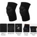 VOCOSTE Knee Brace Protection - Soft Breathable Support for Sport, Gym & Skating - Black XL - Buy Online on GoSupps.com