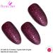 Bling Art Almond False Nails Fake Stiletto Gel Glitter Glossy Acrylic Long 24 Tips Glue (Sangria Gel) - Buy Online on GoSupps.com